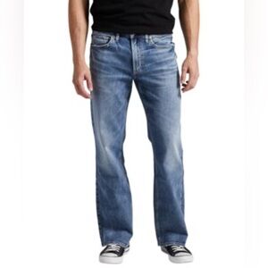 Silver Jeans Zac Straight Leg Relaxed Fit Men’s Size 38 x 34 Denim Casual